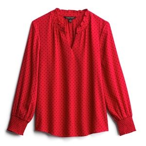 Festive Cuffed Blouse M